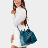 Lagoon Large | Slouchy crossbody bag with drawstring closure