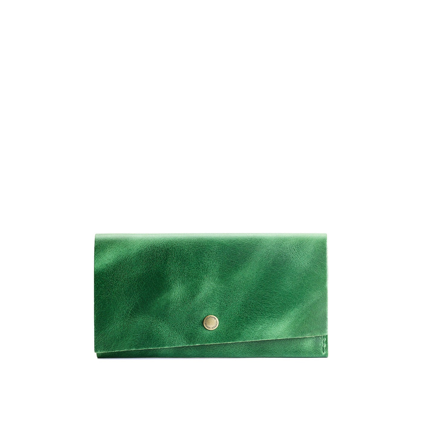 Cowboy Mint | Leather wallet with snap closure