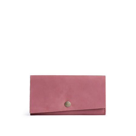 Foxglove | Leather wallet with snap closure