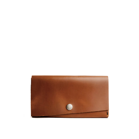 Honey | Leather wallet with snap closure