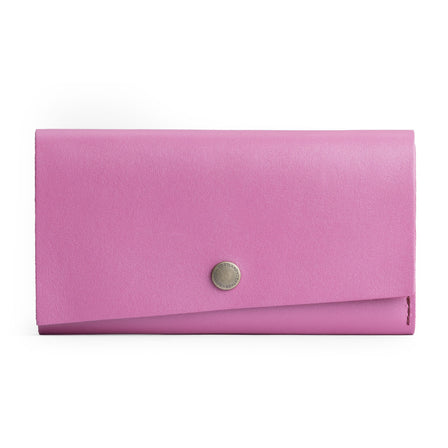 Lip Gloss | Leather wallet with snap closure