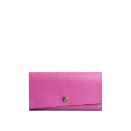 Lip Gloss | Leather wallet with snap closure