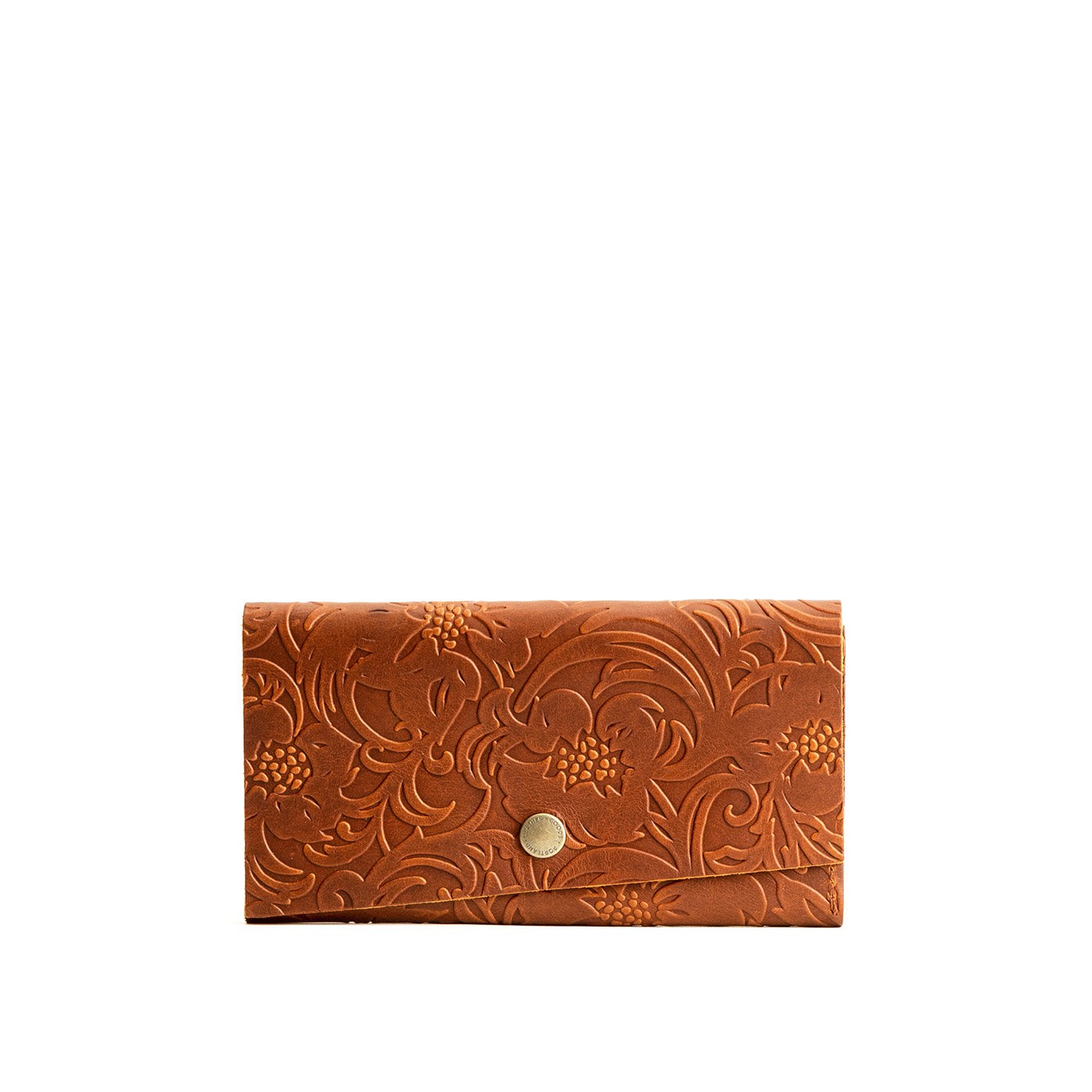 Meadow | Leather wallet with snap closure