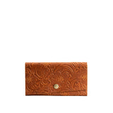 Meadow | Leather wallet with snap closure