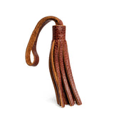 Nutmeg Classic | Fringed leather tassel with leather loop