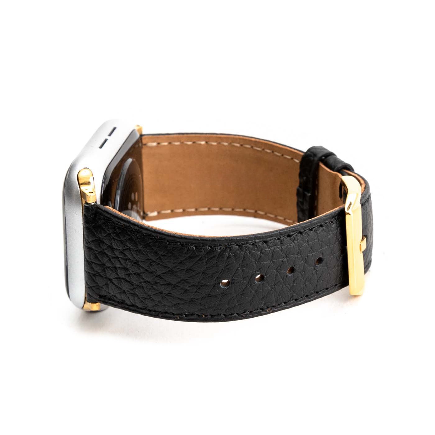 Pebbled--black*42-44MM | Apple watch band