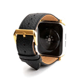 Pebbled--black 42-44MM | Apple watch band