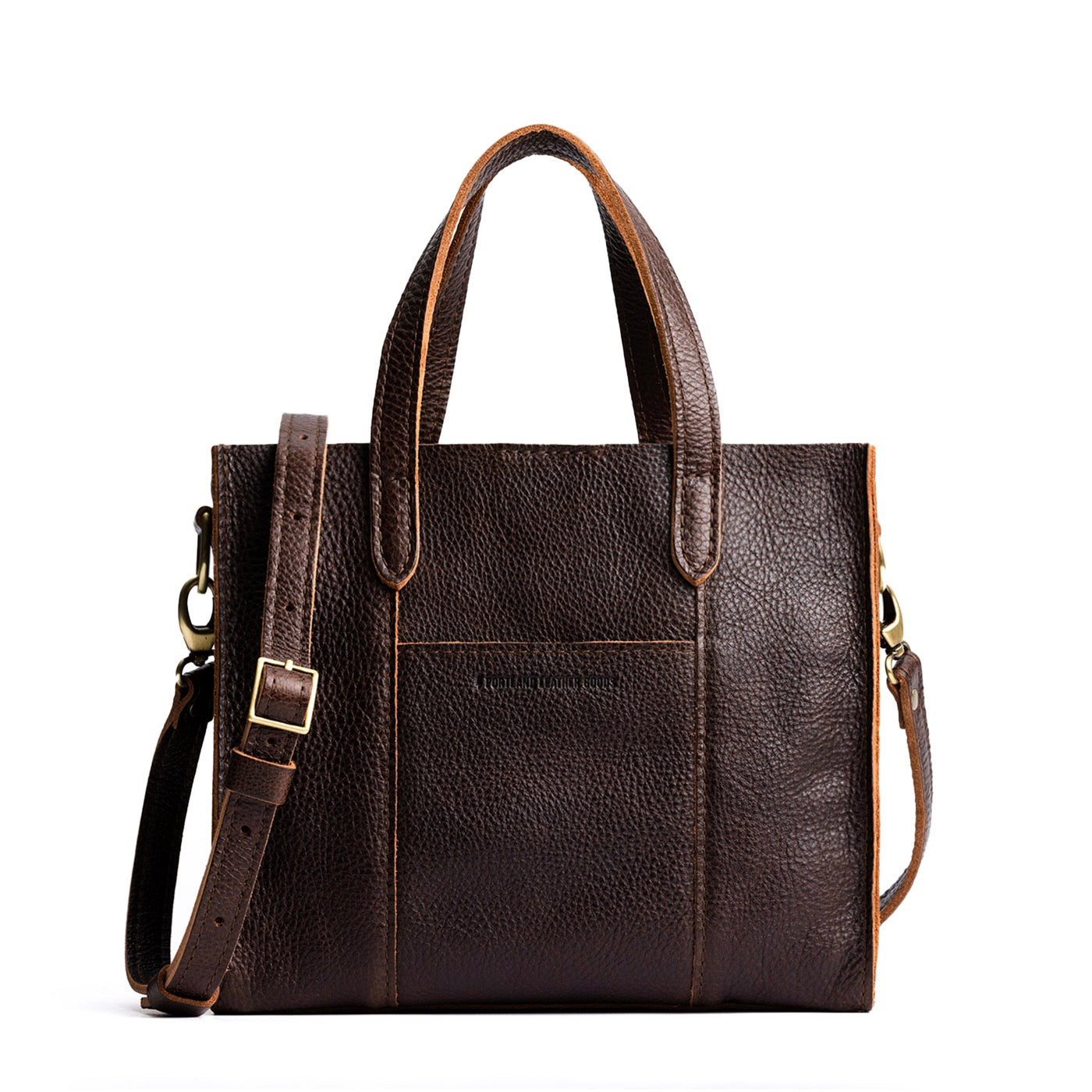 Coldbrew*Classic | Structured mid-size tote bag with overlapping panels and crossbody strap