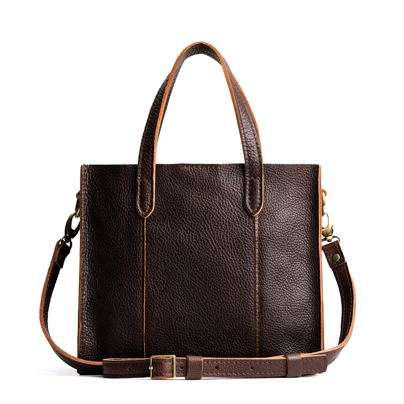 Coldbrew*Classic | Structured mid-size tote bag with overlapping panels and crossbody strap