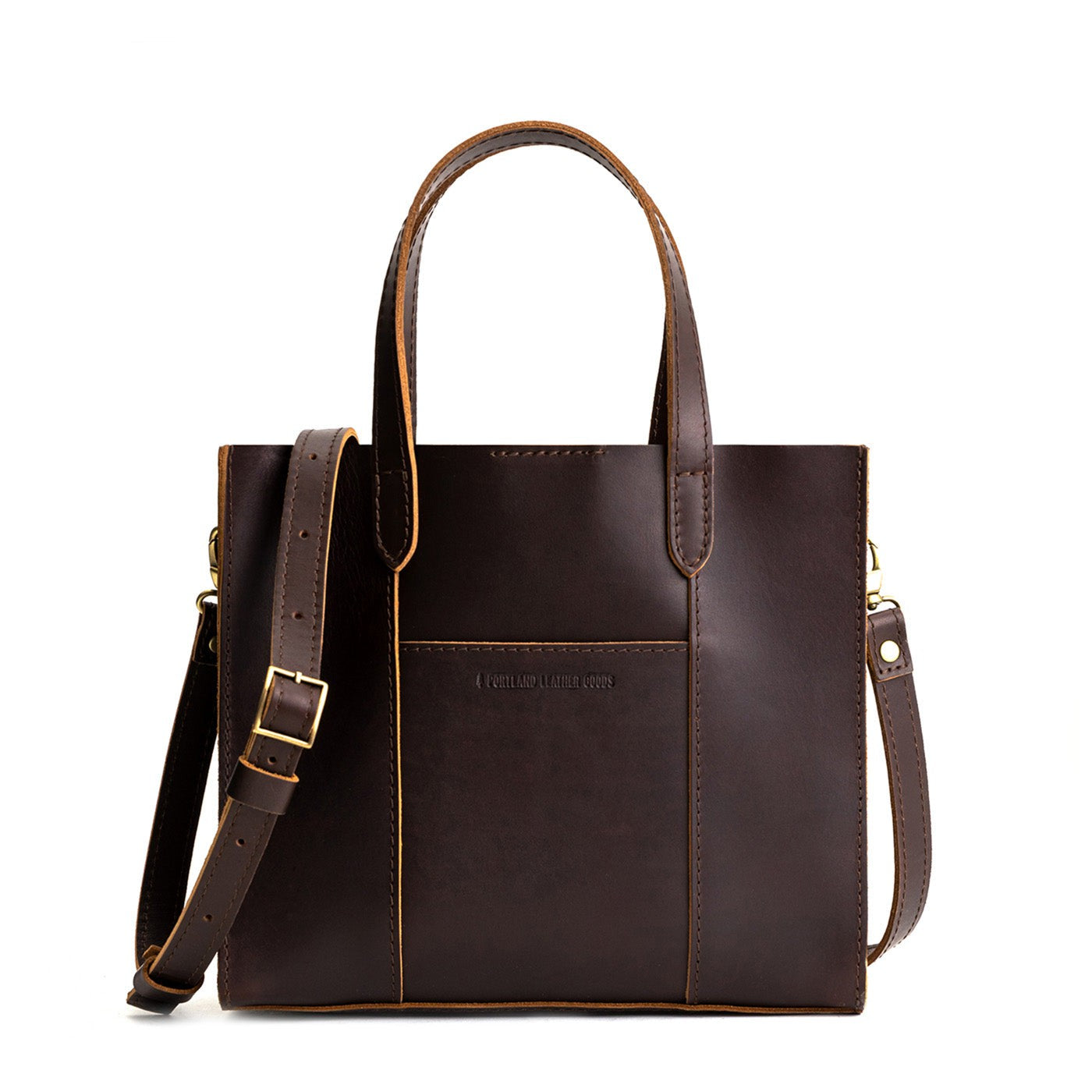 Grizzly*Classic | Structured mid-size tote bag with overlapping panels and crossbody strap