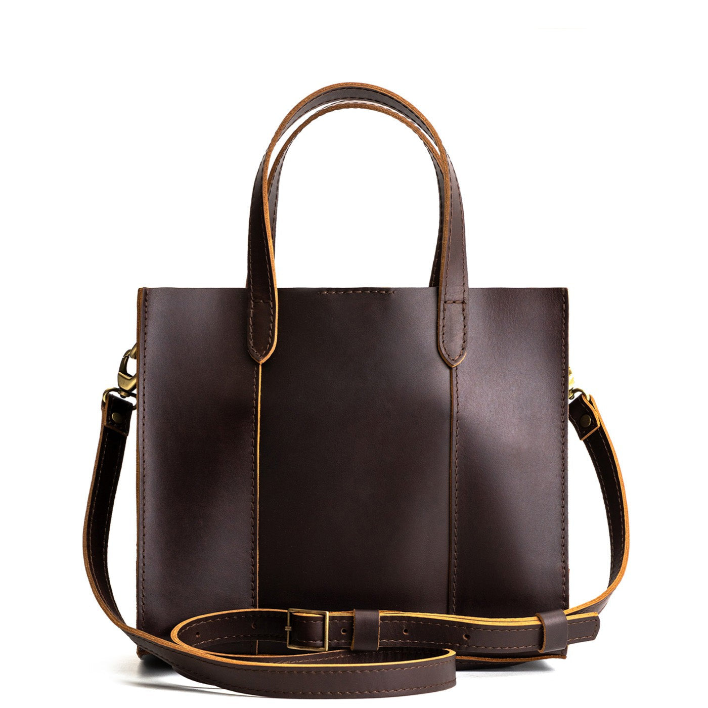 Grizzly*Classic | Structured mid-size tote bag with overlapping panels and crossbody strap