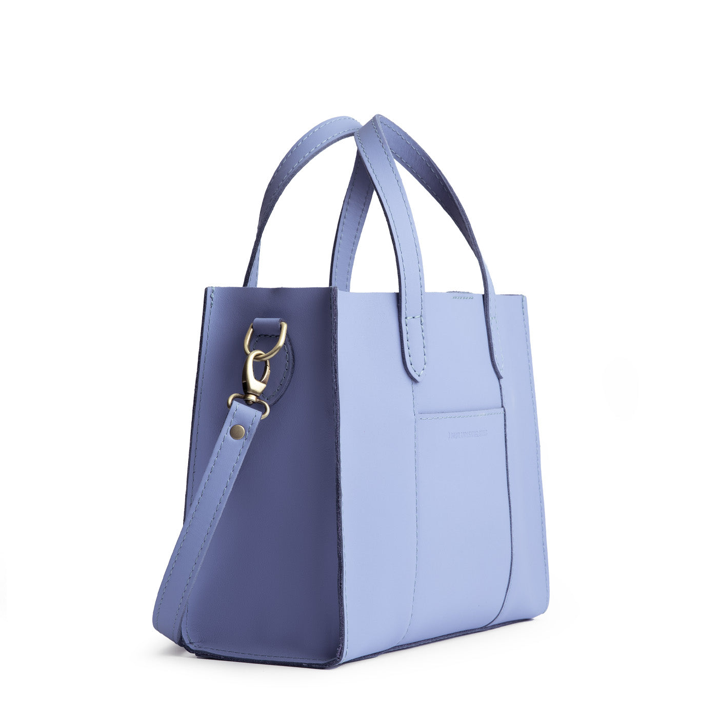 Jacaranda*Classic | Structured mid-size tote bag with overlapping panels and crossbody strap