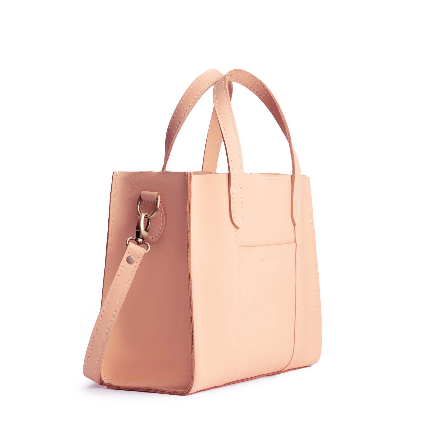 Mamey*Classic | Structured mid-size tote bag with overlapping panels and crossbody strap