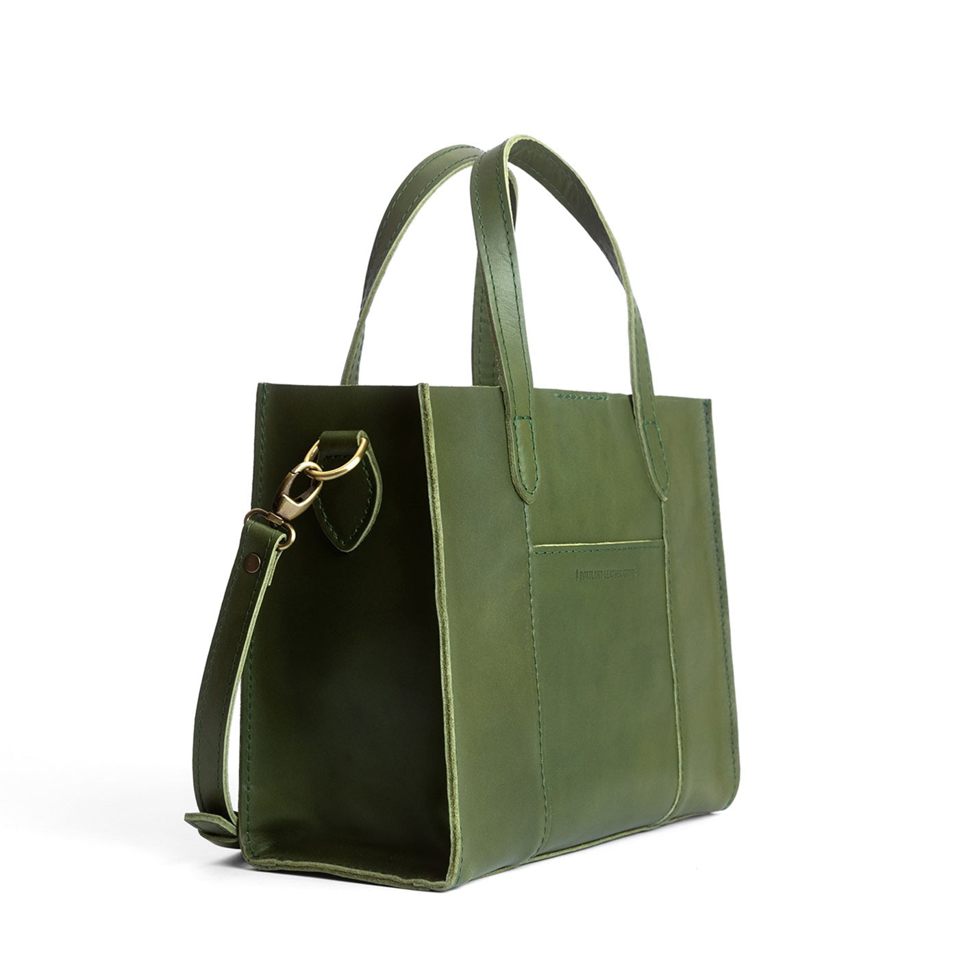 Pine*Classic | Structured mid-size tote bag with overlapping panels and crossbody strap