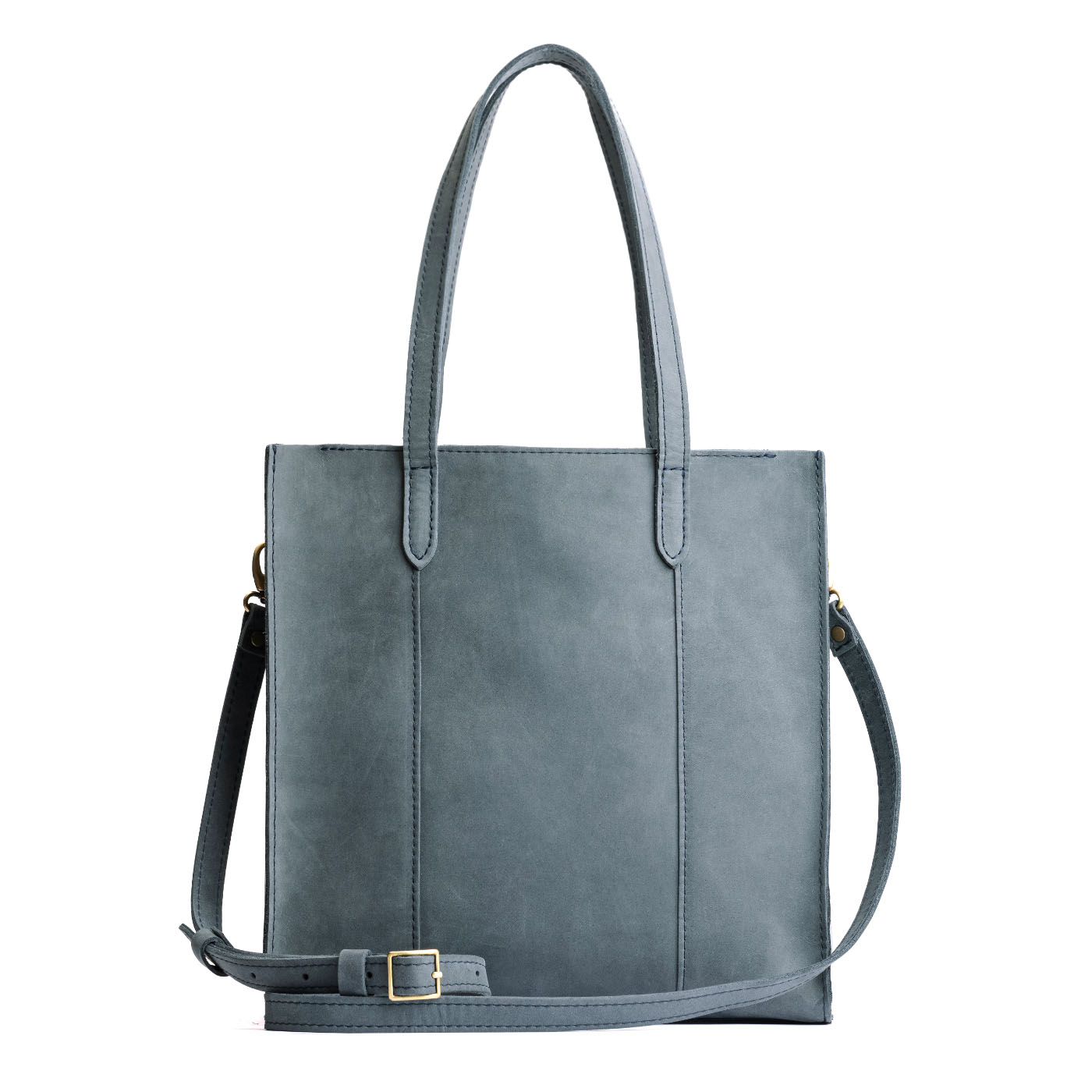 Storm*North/South | Structured large tote bag with overlapping panels and crossbody strap