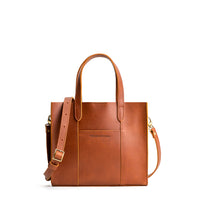 Honey*Classic | Structured mid-size tote bag with overlapping panels and crossbody strap