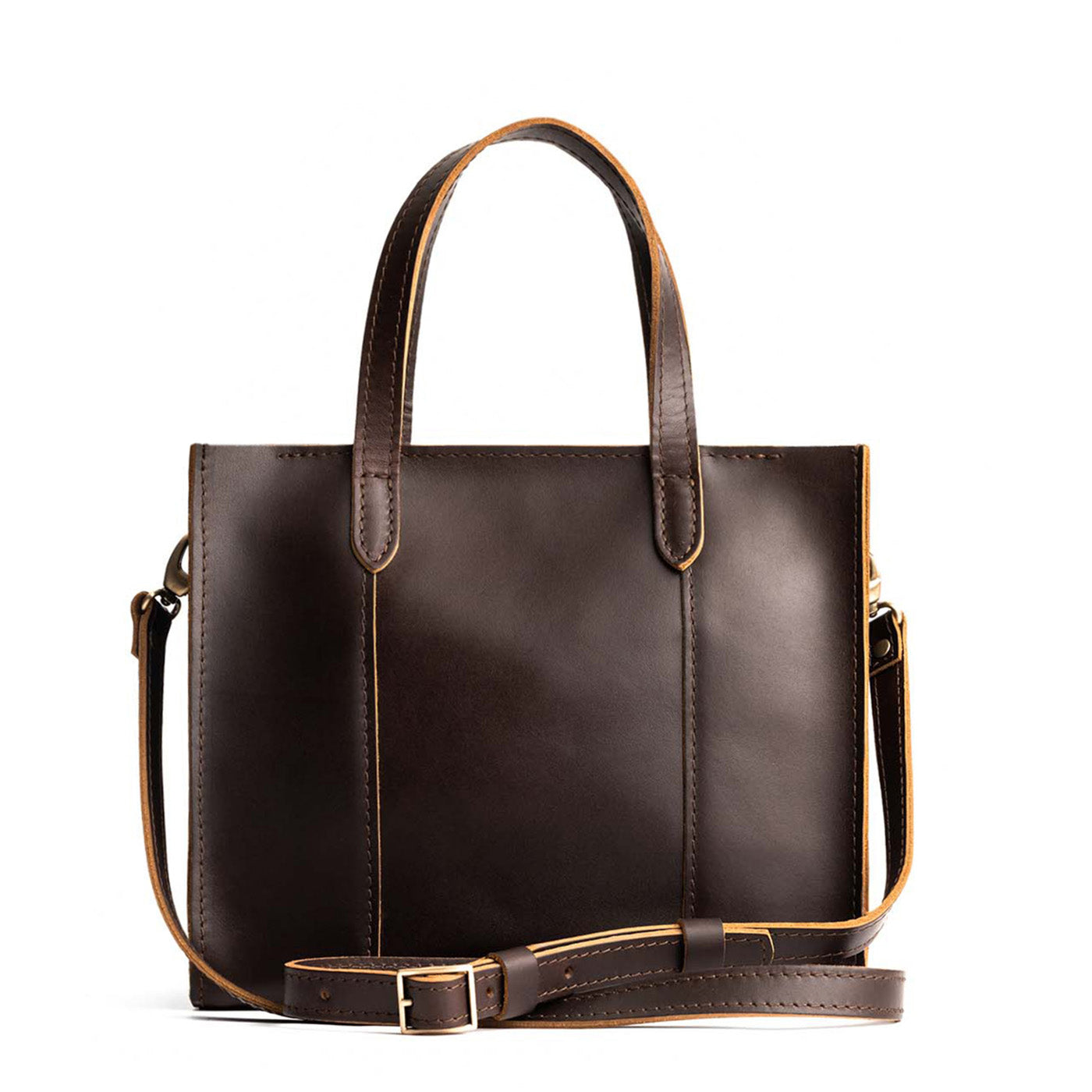 Grizzly*Zipper | Structured mid-size tote bag with overlapping panels and crossbody strap