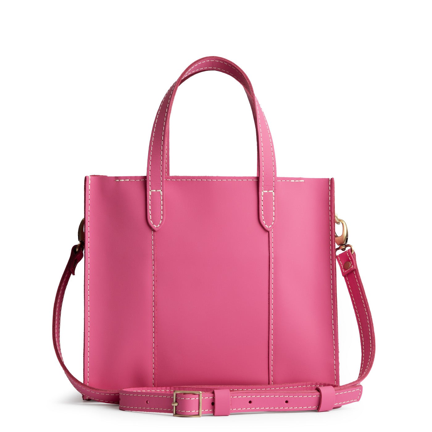 Margot*Zipper | Structured mid-size tote bag with overlapping panels and crossbody strap