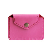 Lip Gloss | Small leather wallet with snap closure