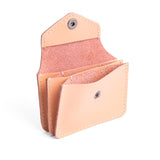 Mamey Plus | Small leather wallet with snap closure