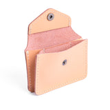 Mamey Classic | Small leather wallet with snap closure