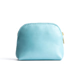 Cabo Mini | Compact leather pouch with top zipper