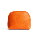 Cape Coral Mini | Compact leather pouch with top zipper