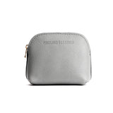 Nimbus Mini | Compact leather pouch with top zipper