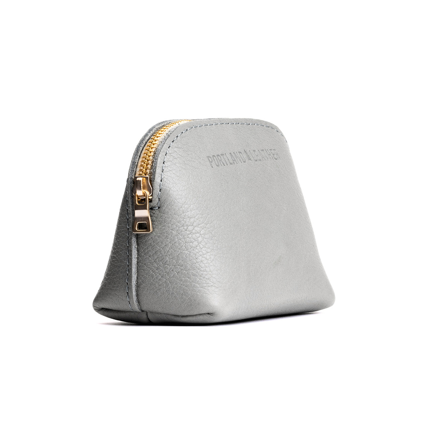 Nimbus*Mini | Compact leather pouch with top zipper