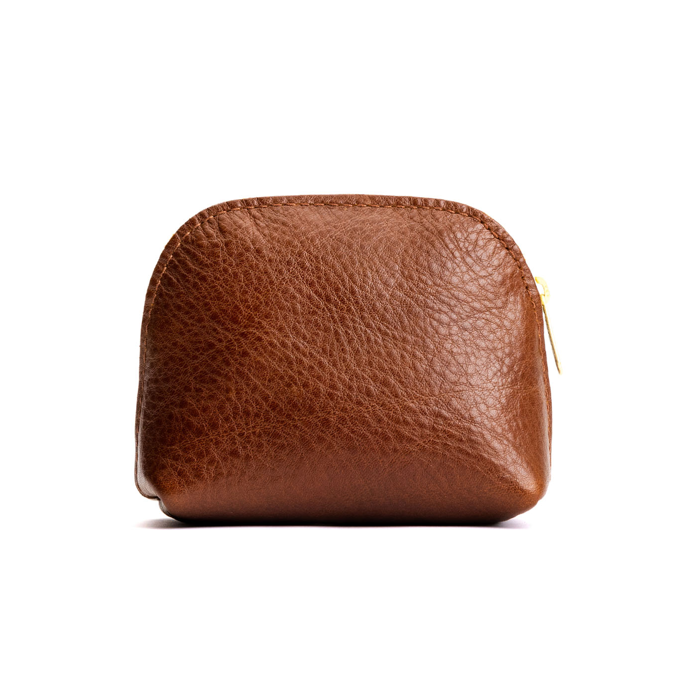 Nuez*Mini | Compact leather pouch with top zipper