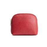 Sugar Mini | Compact leather pouch with top zipper