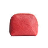 Sugar Mini | Compact leather pouch with top zipper