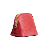 Sugar Mini | Compact leather pouch with top zipper