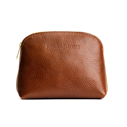 Nuez*Classic | Compact leather pouch with top zipper