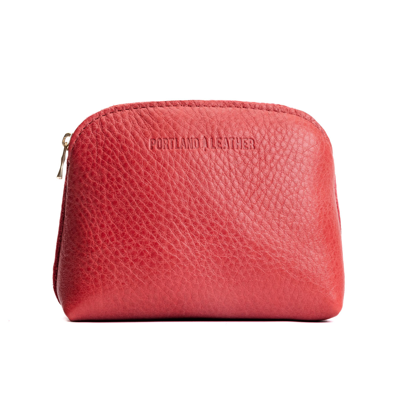 Sugar*Classic | Compact leather pouch with top zipper