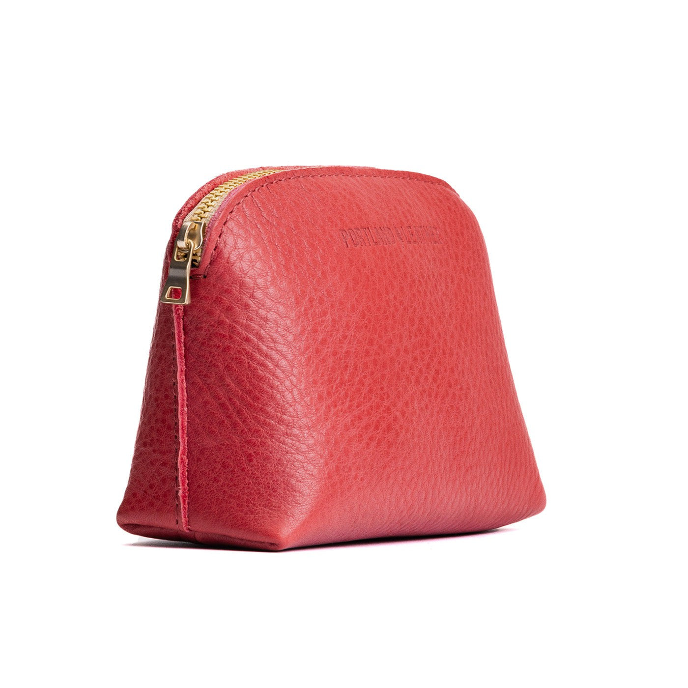 Sugar*Classic | Compact leather pouch with top zipper