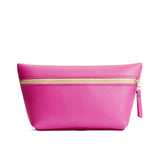 Lip Gloss Large | Large leather makeup bag with zipper