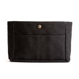 Black Small | Small canvas bag insert for organization