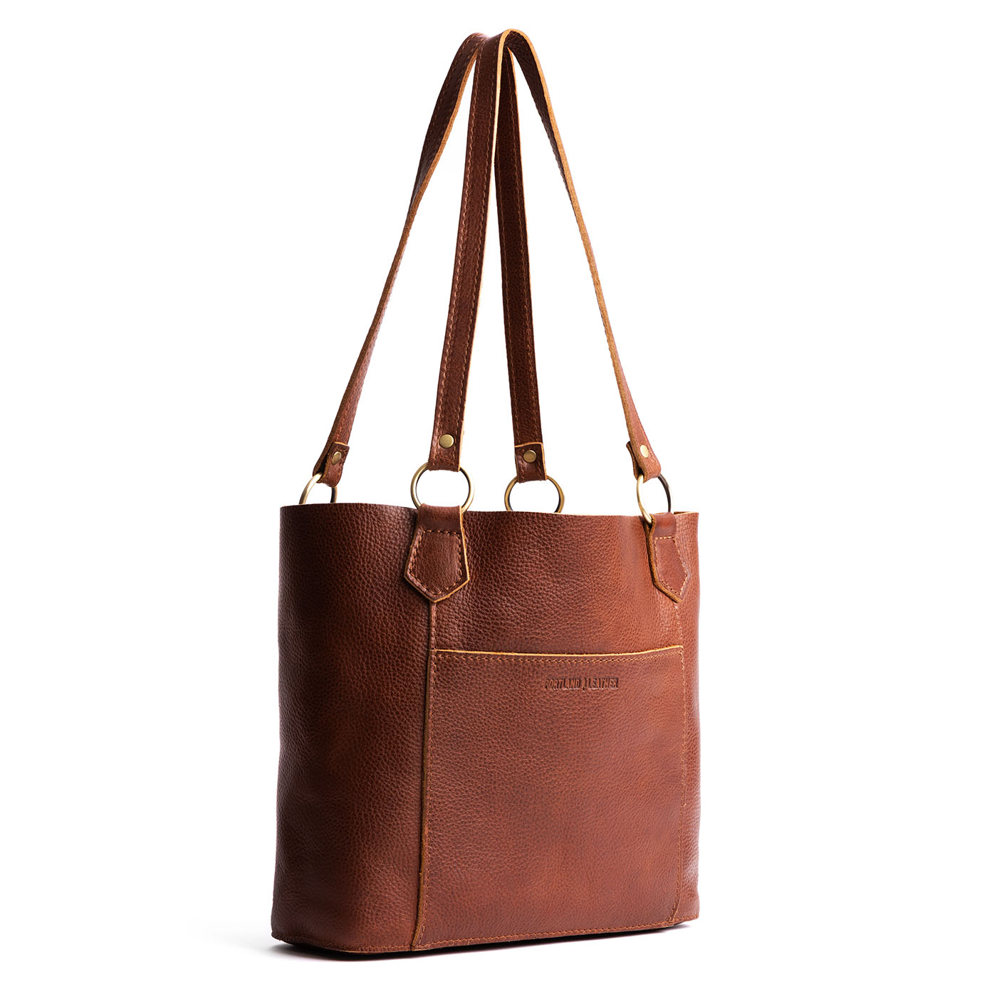 Leather market tote new arrivals