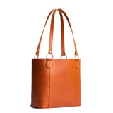 Tuscany | Medium tote bag with antiqued brass toned hardware and front pocket
