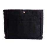 Black Medium | Medium canvas bag insert for organization