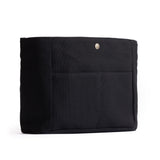 Black Medium | Medium canvas bag insert for organization