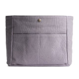 Gray Medium | Medium canvas bag insert for organization