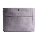 Gray Medium | Medium canvas bag insert for organization