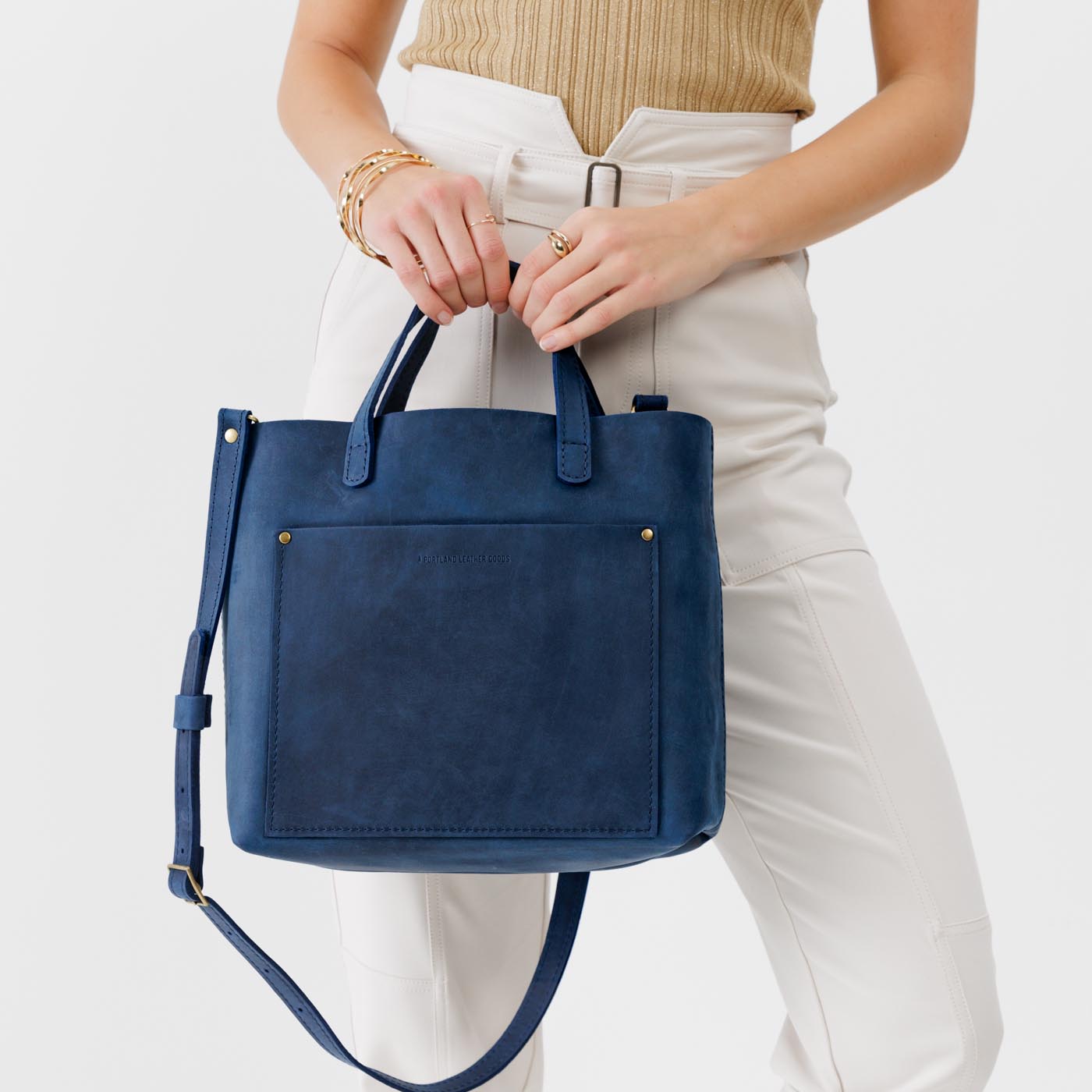 Portland leather goods medium crossbody tote deals