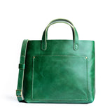 Cowboy Mint Classic | Midsize crossbody tote with handles and a pocket