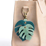 Oahu Mega Monstera | Dual color leaf shaped keychain