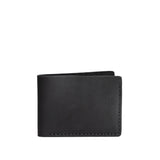 Black | Leather bifold wallet with card slots