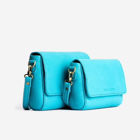 Key West*Mini | Leather Crossbody Bag with Magnetic Messenger Bag Closure