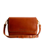 Madrone Medium  | Leather Crossbody Bag with Magnetic Messenger Bag Closure